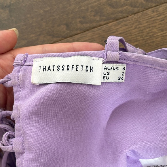 Lilac Lace Bustier Top - Picture 4 of 4